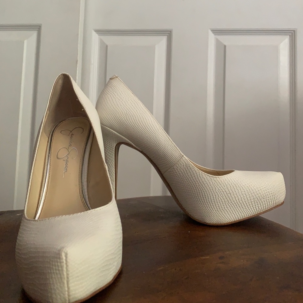 White heels
